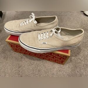Vans Women’s Beige Corduroy Sneakers